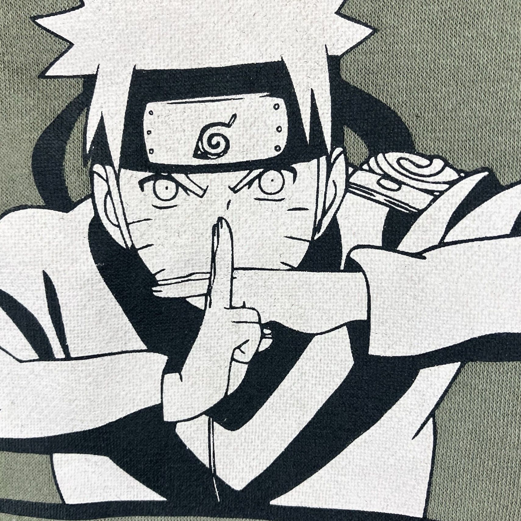 Vintage Naruto Vintage Y2K Masashi Kishimoto Hoodie Tie Dye Men’s XL Sage Black *FLAW* Graphic Print Hoodie Pullover Zipless? Size US XL / EU 56 / 4 - 6 Thumbnail
