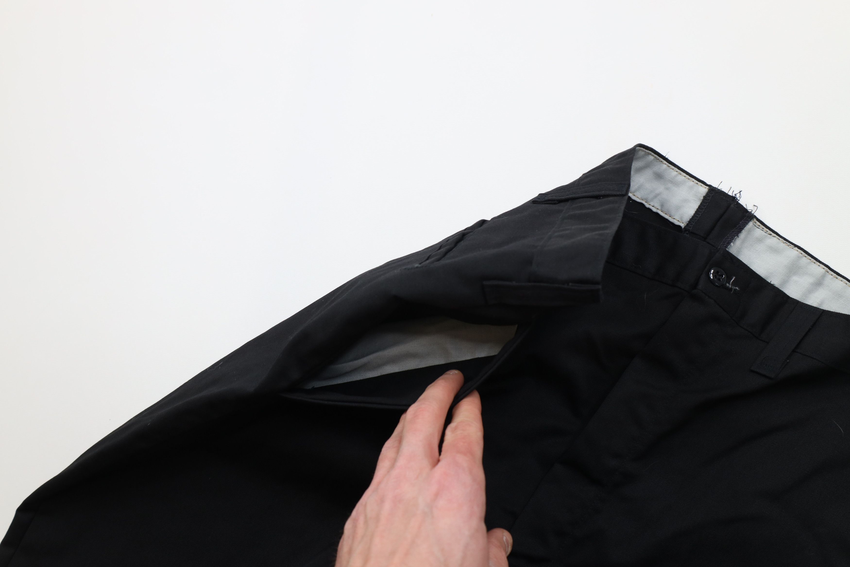 Vintage Vintage 70s 80s Streetwear Mechanic Chino Pants Black USA Size US 44 / EU 60 - 8 Thumbnail