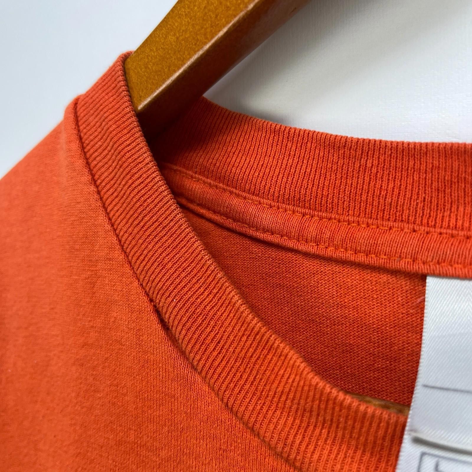 Nike Vintage Nike Swoosh Mini Y2K T-Shirt Orange Large Size US L / EU 52-54 / 3 - 5 Thumbnail