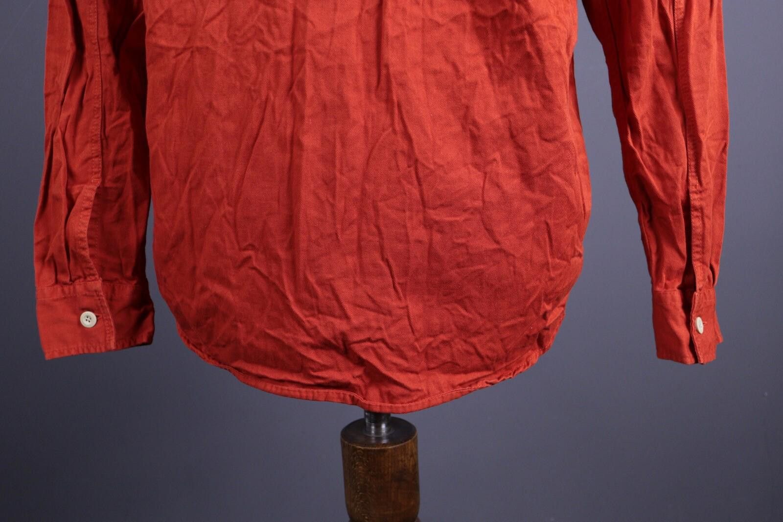 Nudie Jeans NUDIE JEANS CO Orange Denim Long Sleeve Shirt Size S Size US S / EU 44-46 / 1 - 10 Thumbnail