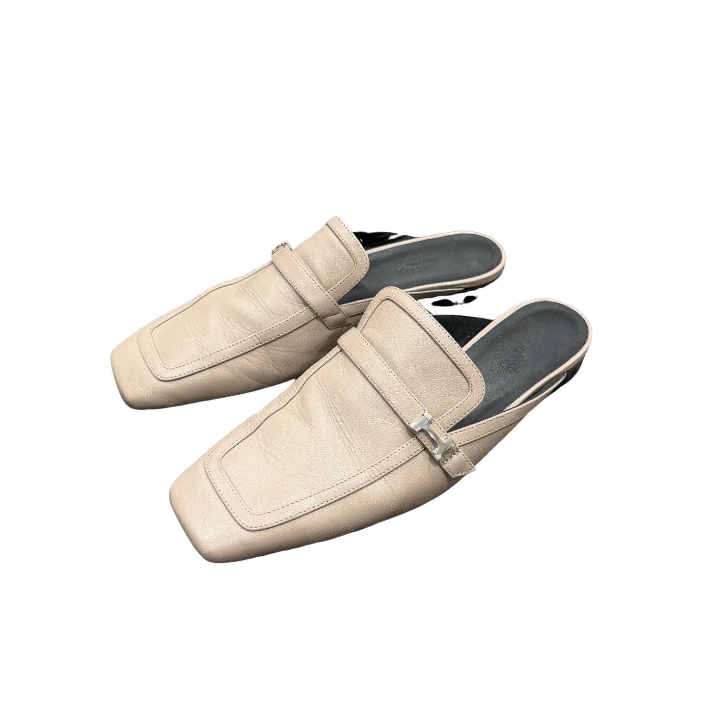 Hermes Hermes H Logo Groupie Mules 38 Size US 8 / IT 38 - 1 Thumbnail