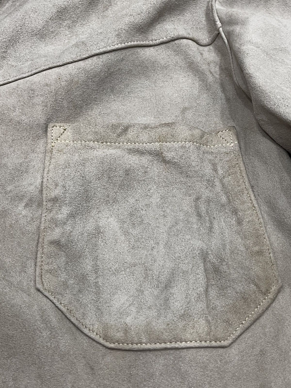 Genuine Leather Vintage 50s/60s Western Pullover Suede Leather Conmatic Zip Size US M / EU 48-50 / 2 - 9 Thumbnail