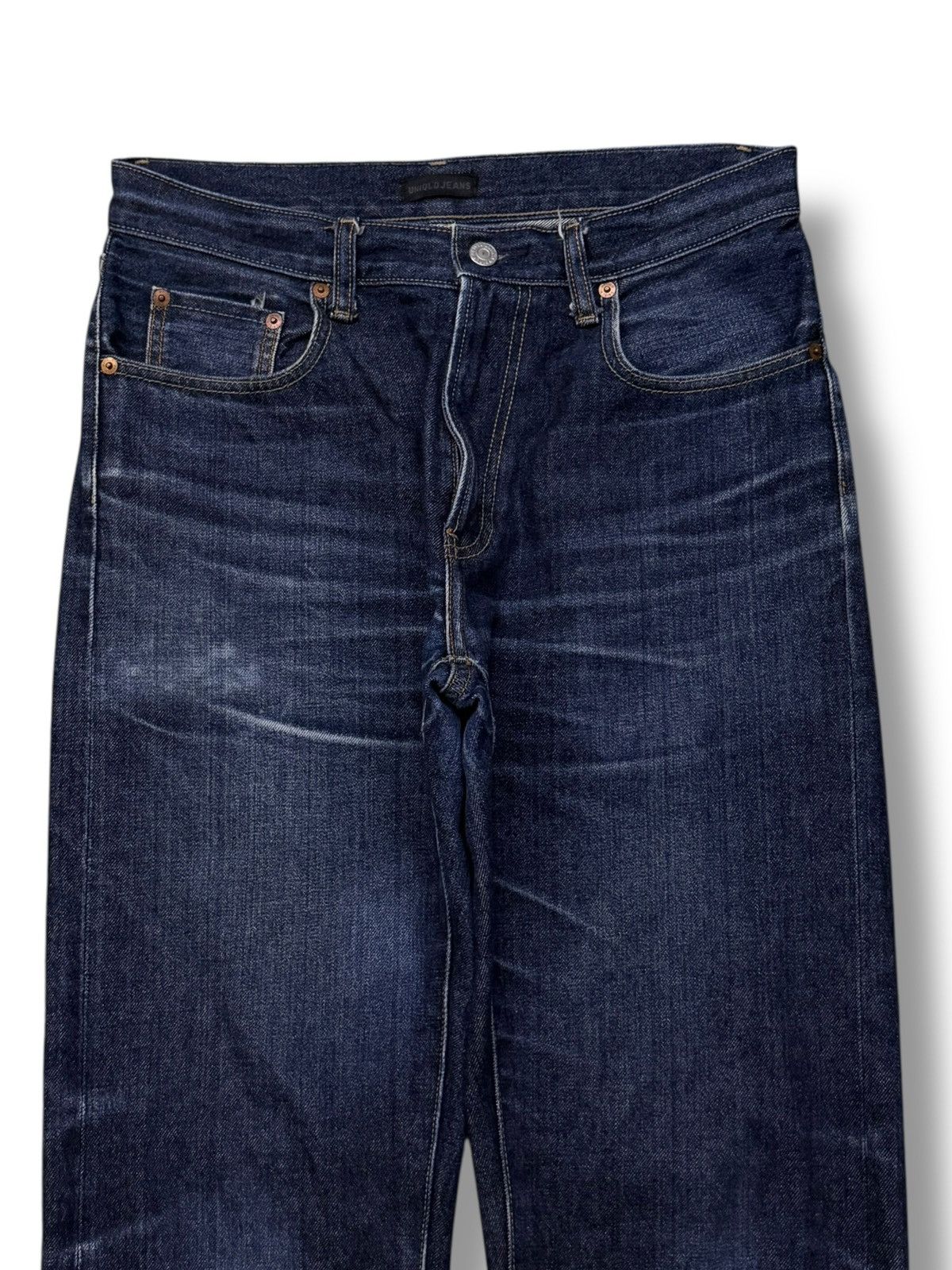 Uniqlo Vintage Uniqlo Jeans Selvedge Denim Japan | Vintage Fade W31 Size US 31 - 4 Thumbnail