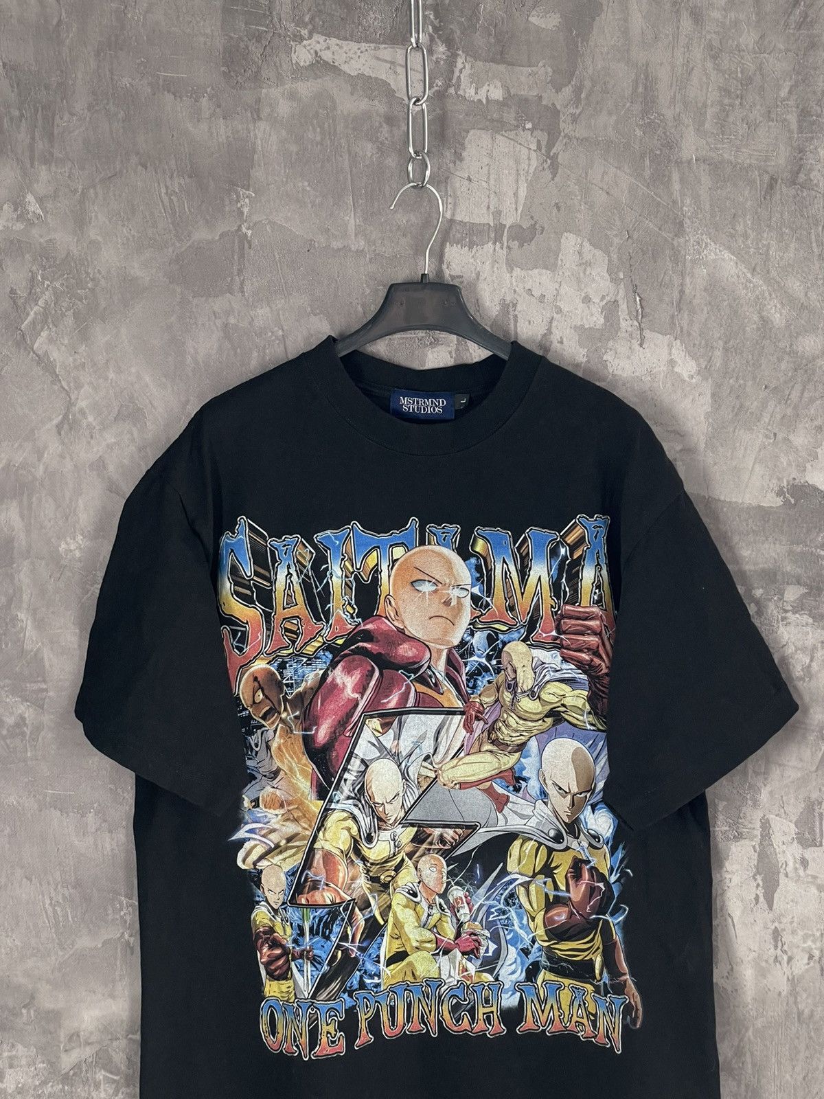 Japanese Brand × One Piece One Punch Man Vintage 90s Crazy Print Anima T shirt Size US L / EU 52-54 / 3 - 2 Thumbnail