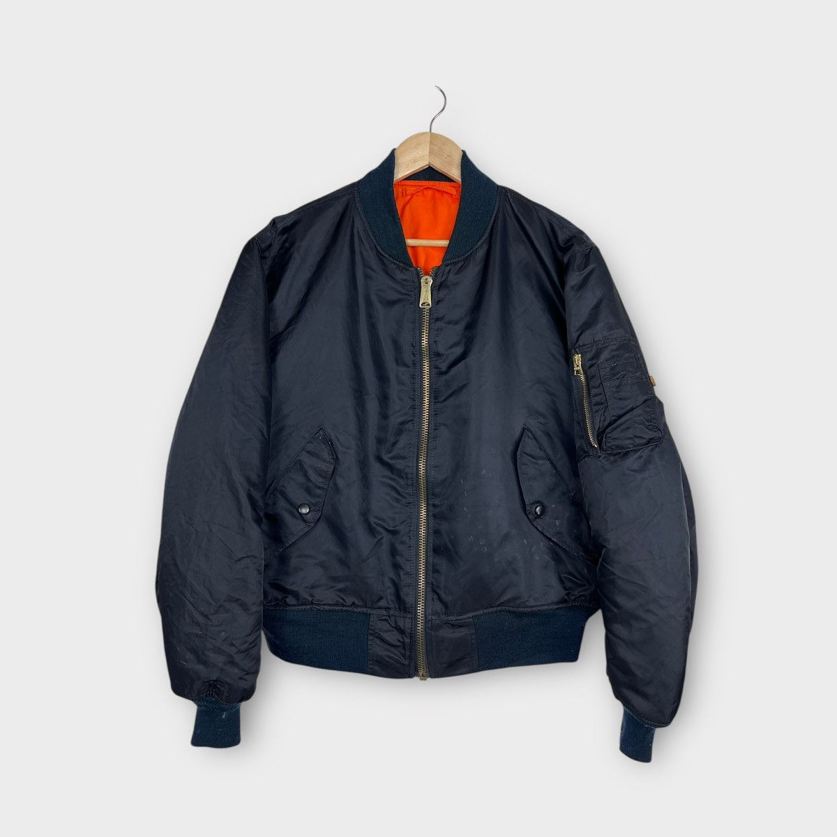 Alpha Industries Alpha Ma1 pain splash Reversible bomber Jacket Size US L / EU 52-54 / 3 - 3 Thumbnail