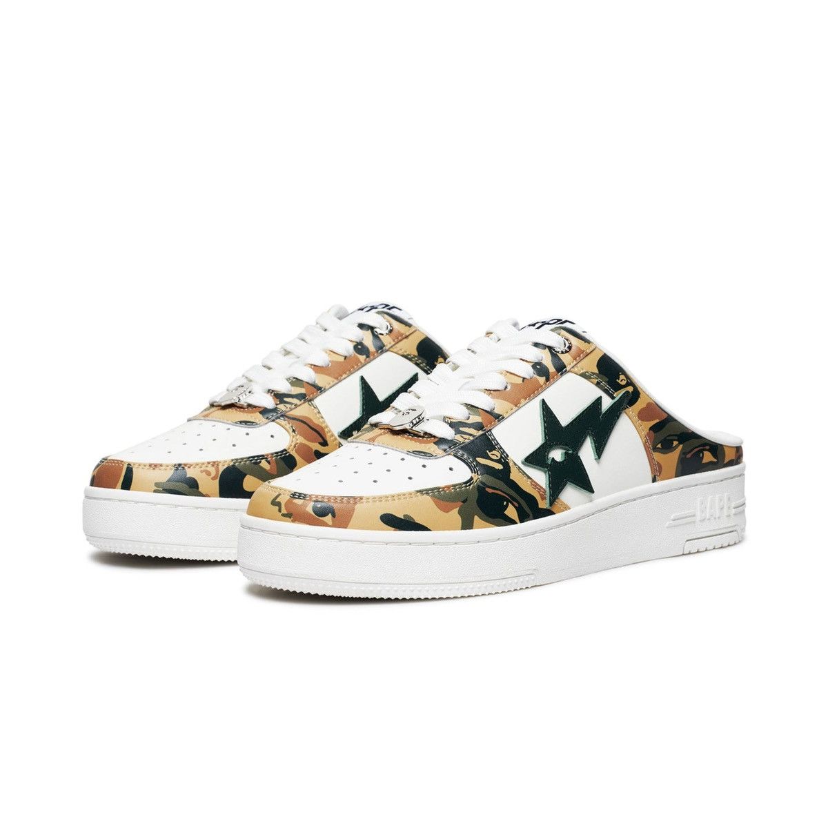 Bape × SUBU BAPE x SUBU BOA PUFFER APE HEAD SANDALS | Grailed