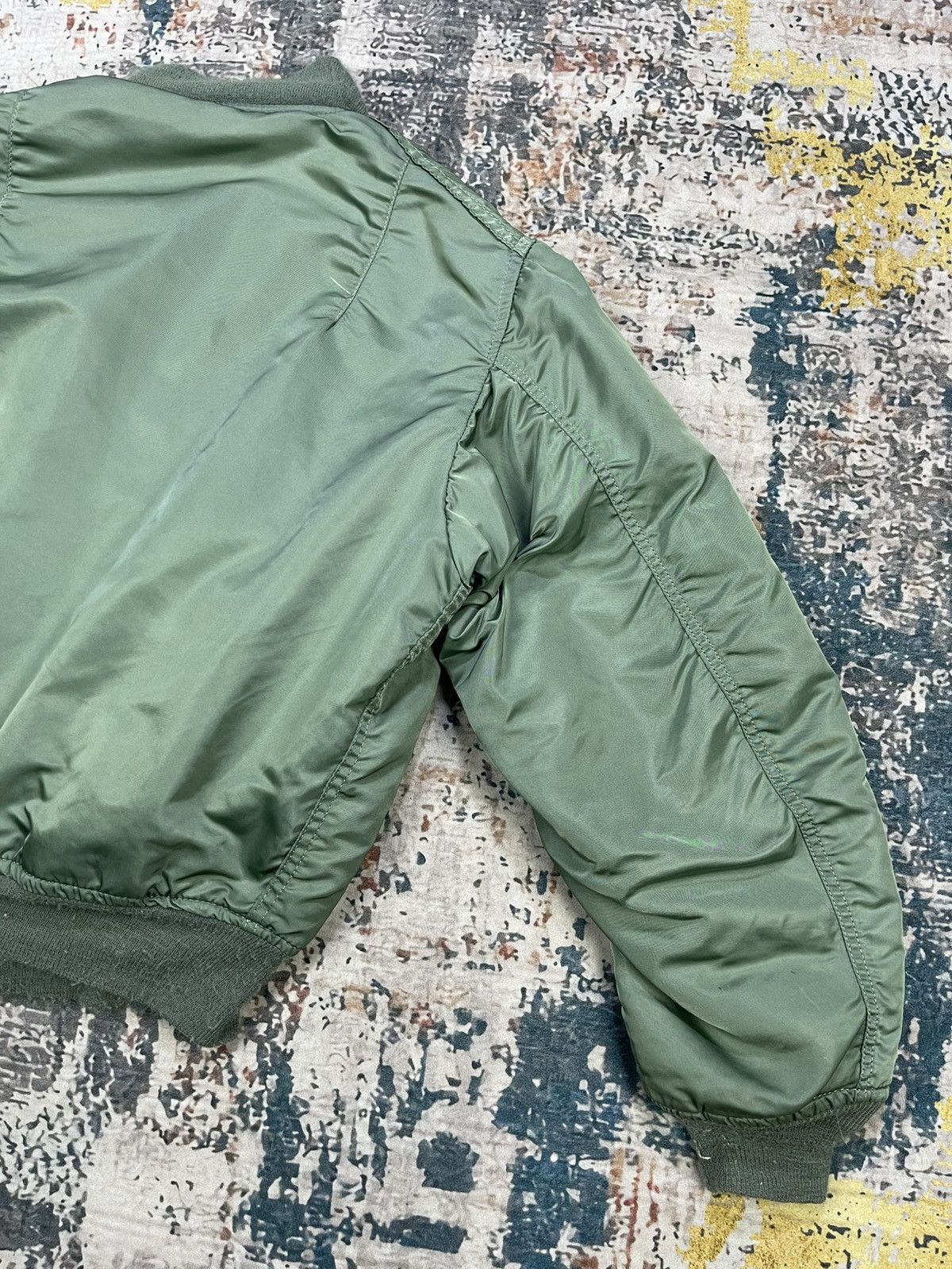 Alpha Industries Vtg Alpha Industries Type MA-1 Flying Bomber Jacket Size US L / EU 52-54 / 3 - 4 Thumbnail