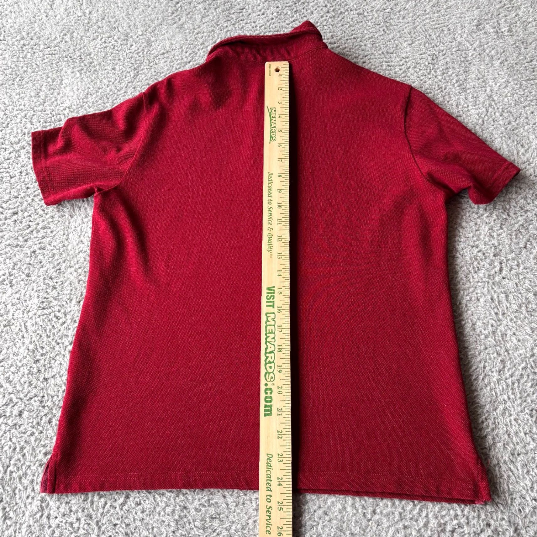 Vintage Spier & Mackay Men's Premium Cotton Short Sleeve Polo Shirt Red Medium Size US M / EU 48-50 / 2 - 4 Thumbnail