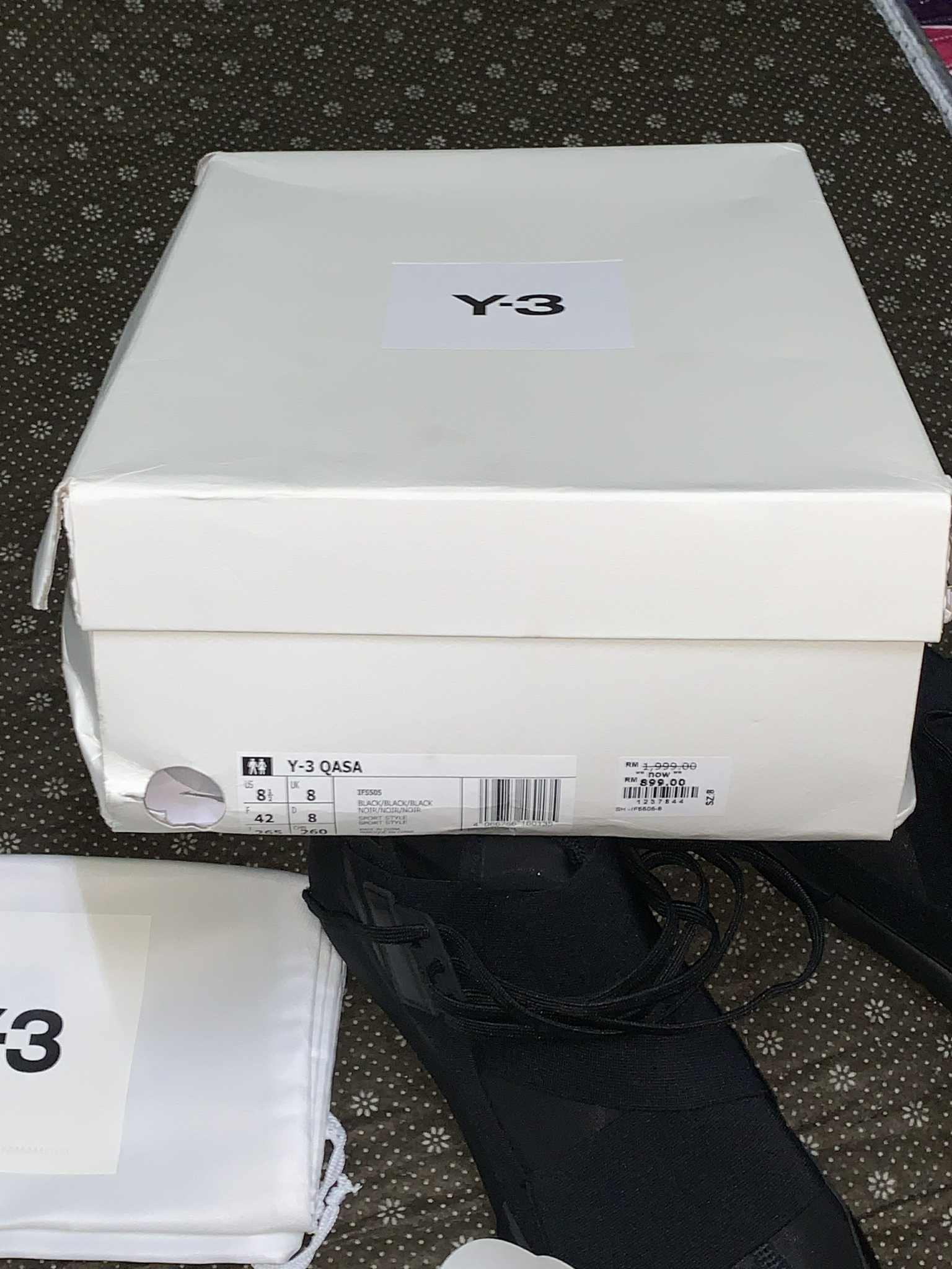Y-3 adidas Y-3 Qasa High Triple Black - DEADSTOCK w/ Box Size US 9 / EU 42 - 15 Thumbnail