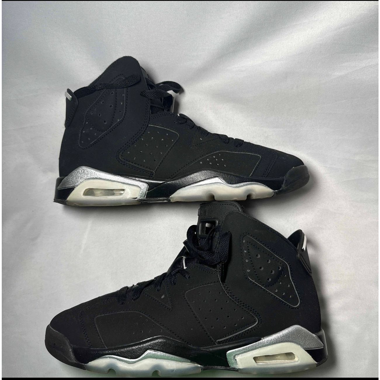 Jordan Brand × Nike Size 6 - Nike Air Jordan 6 Retro GS Chrome Men's Shoes Size US 6 / EU 39 - 2 Thumbnail