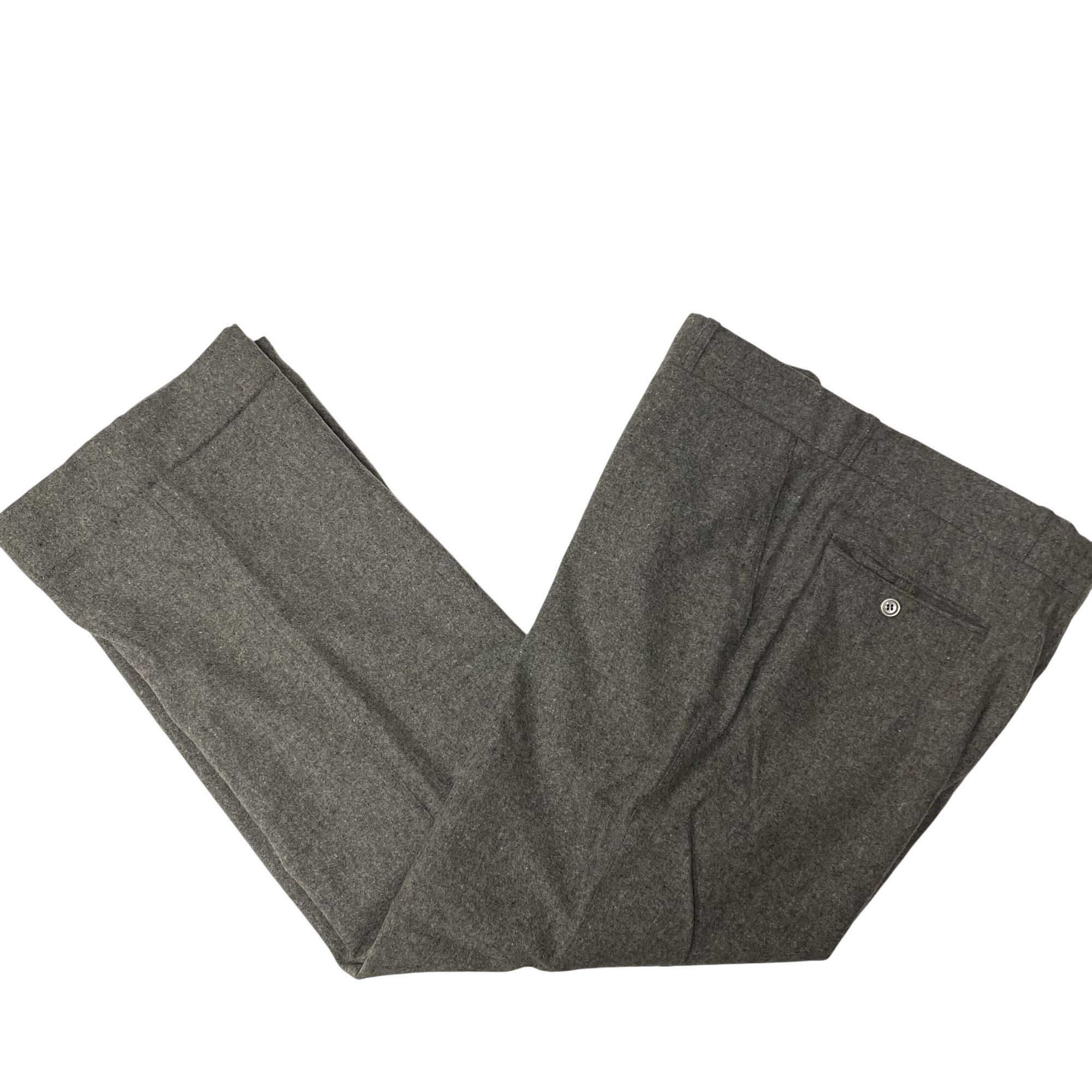 Other Vtg VIP HEATHER Gray Dress Pants BELL BOTTOM Trousers Size US 32 / EU 48 - 3 Thumbnail