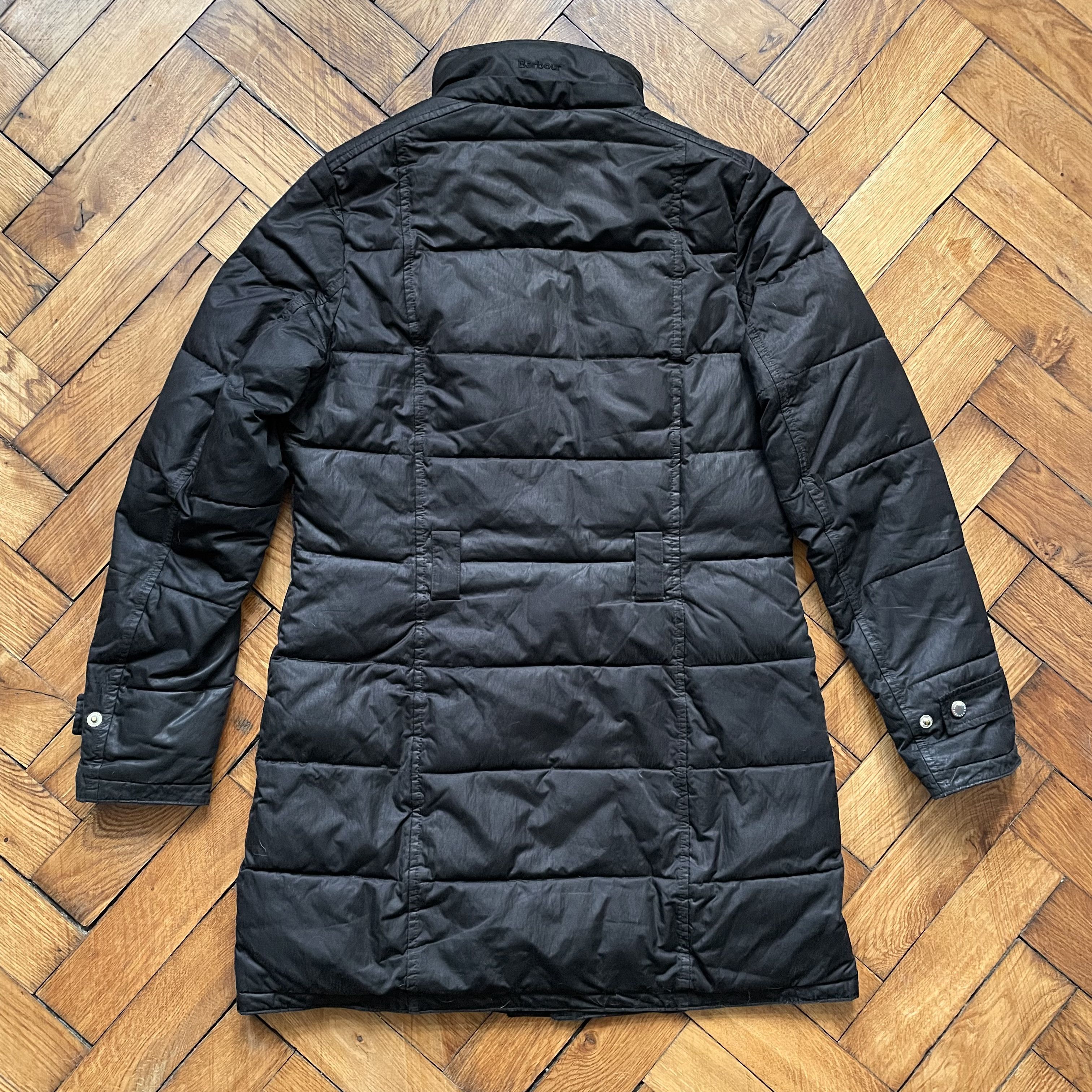 Barbour Barbour Arctic Parka Fibre Down Coat Wax EU 36 Black Size XS / US 0-2 / IT 36-38 - 3 Thumbnail