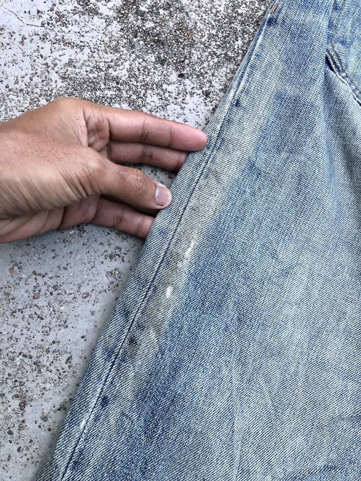 Helmut Lang VTGE HELMUT LANG DISTRESSED DENIM Size US 30 / EU 46 - 7 Thumbnail
