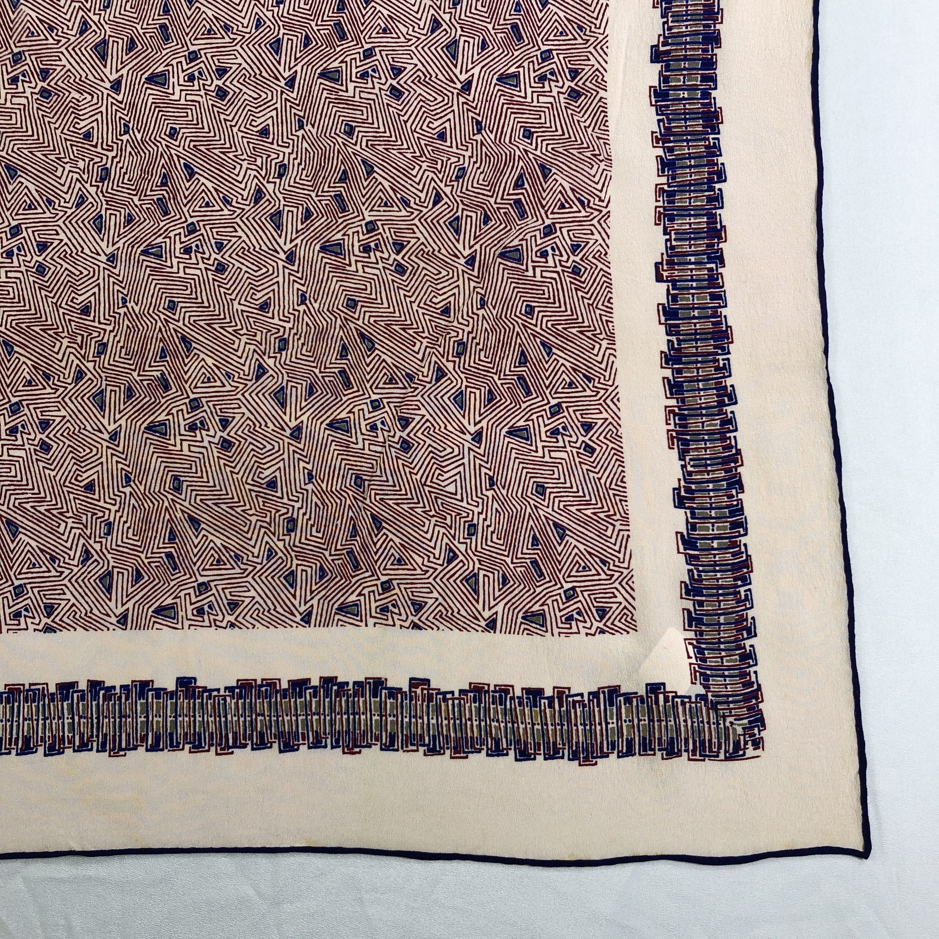 Vintage Vintage Silk Scarf Size ONE SIZE - 3 Thumbnail