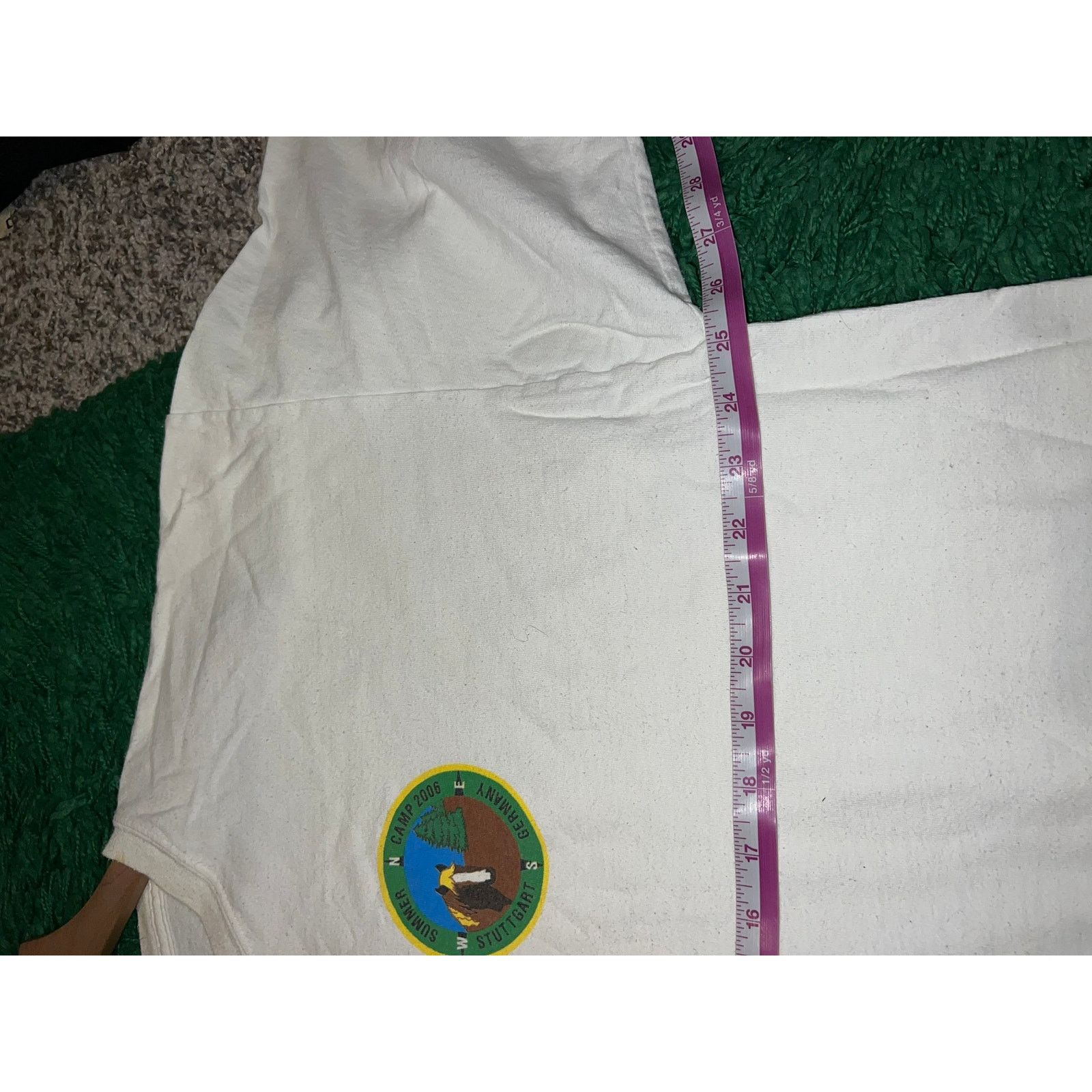 Gildan Vintage Horse Shirt Stuttgart Germany Summer Camp EU XL Size US XL / EU 56 / 4 - 6 Thumbnail