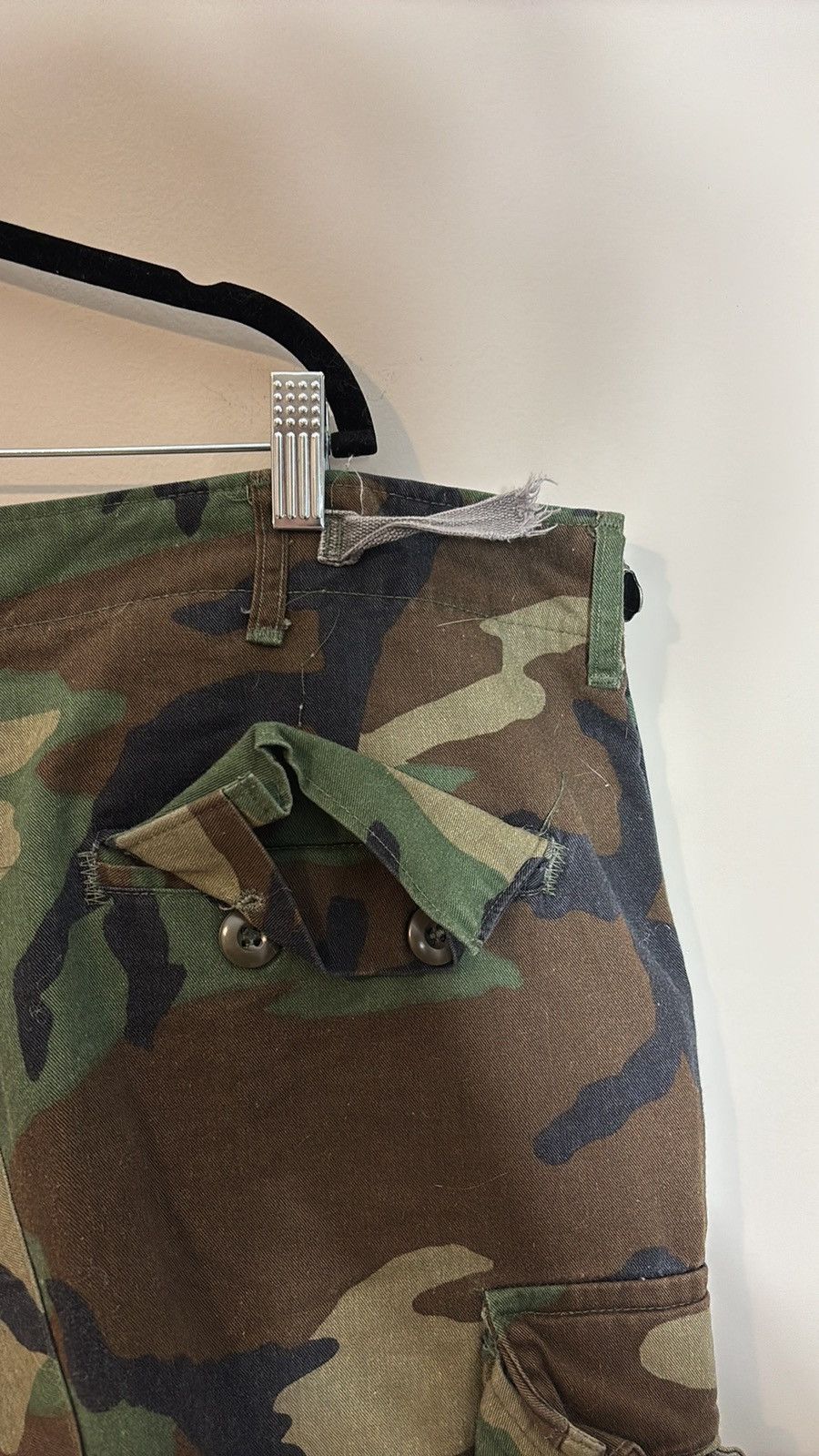 Vintage Vintage Army Camo Fatigue Pants Size US 42 / EU 58 - 5 Thumbnail
