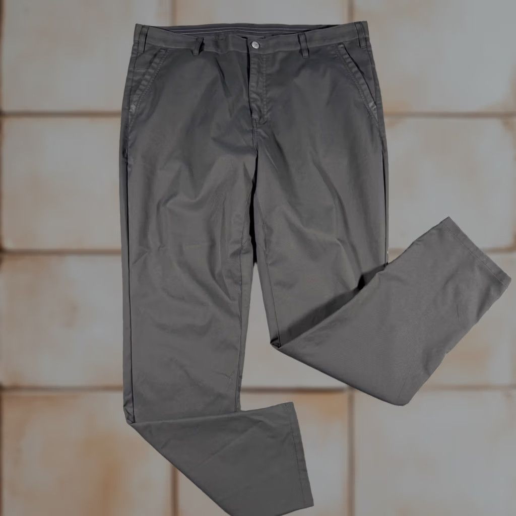 Vintage Jack Archer Performance Polyester Pants Mens 36x31 Charcoal Grey Trousers Size US 36 / EU 52 - 1 Thumbnail