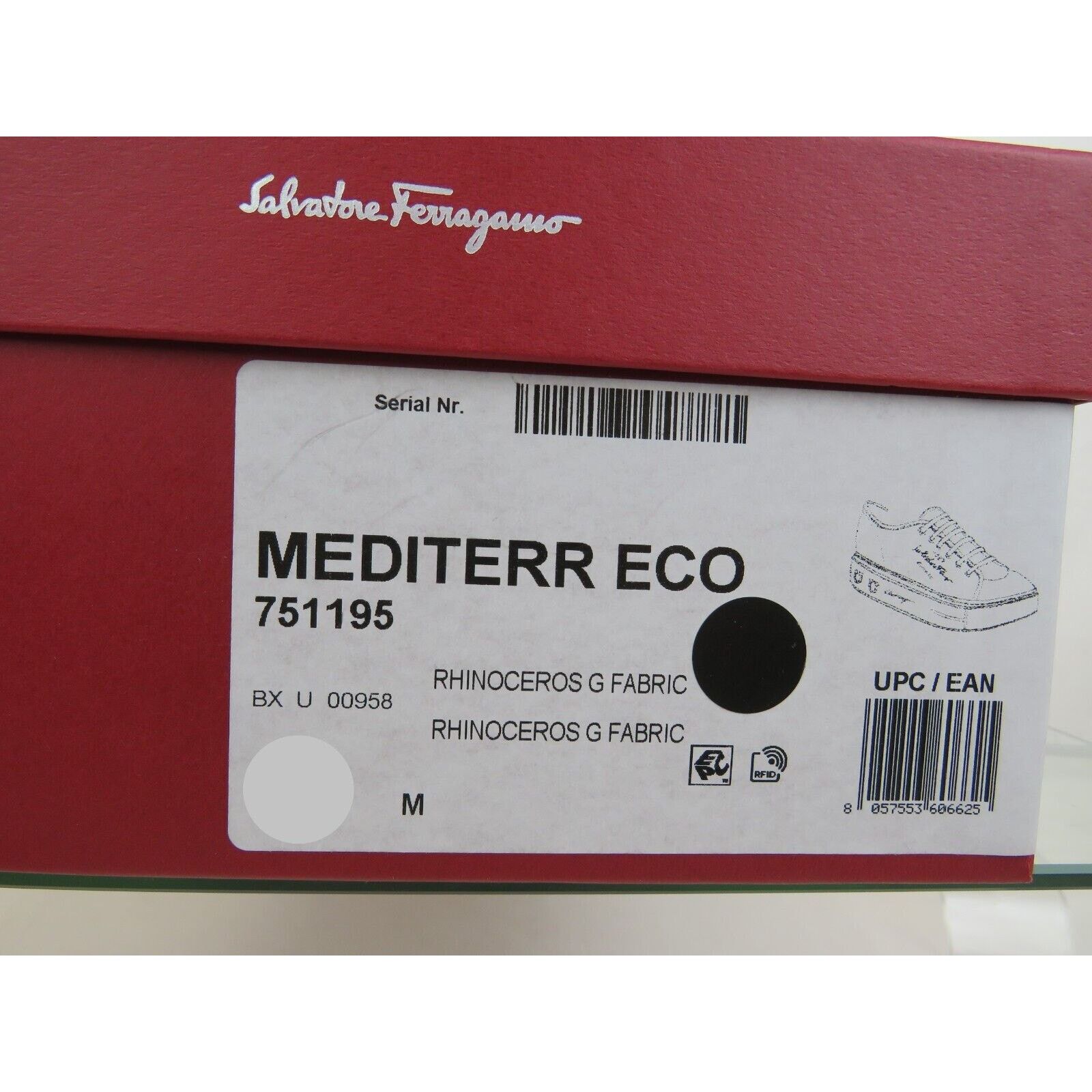 Salvatore Ferragamo MEDITERR GRAY CANVAS LEATHER TRIM GANCINI LOGO SNEAKERS 13 M Size US 13 / EU 46 - 14 Thumbnail