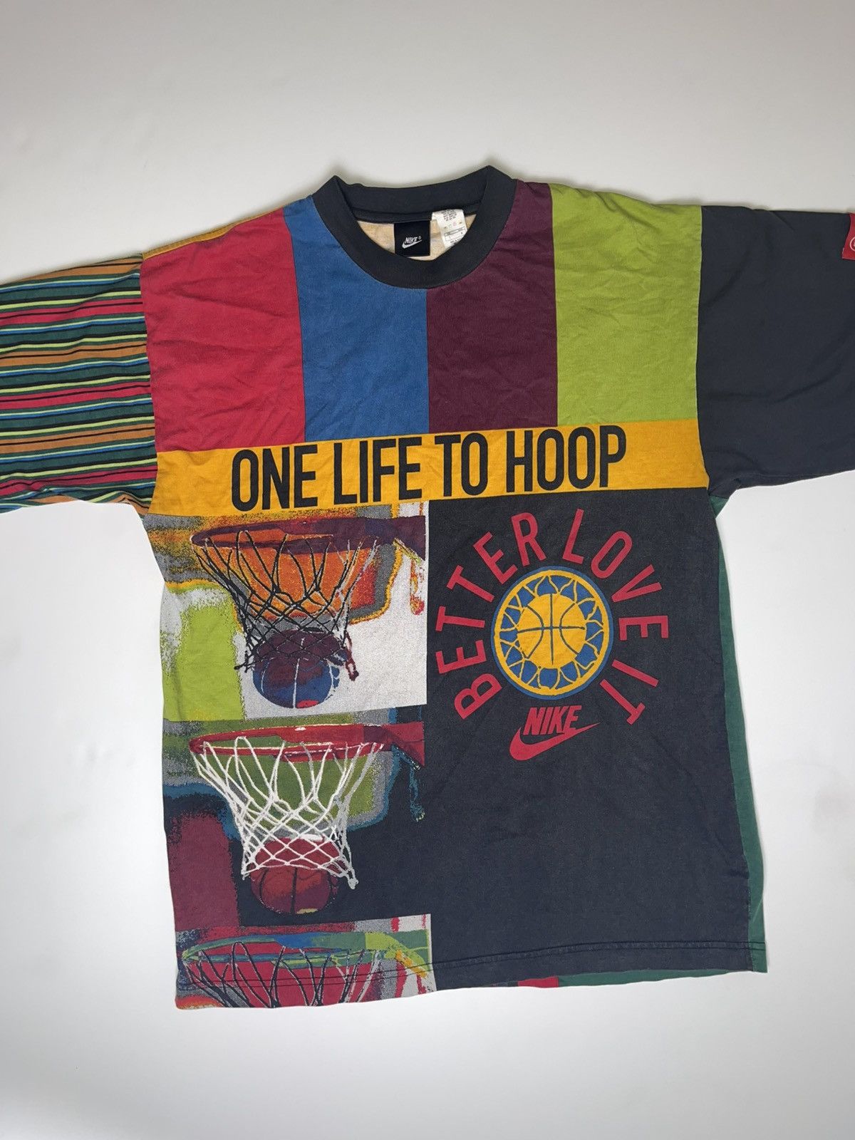 Nike VTG NIKE ONE LIFE TO HOOP ALLEY HOOPS SHIRT Size US L / EU 52-54 / 3 - 1 Thumbnail
