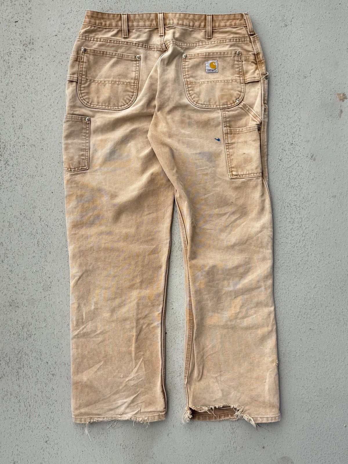 Carhartt Vintage Carhartt Double Knee Pants Beige Sun Fade 34x30 Size US 34 / EU 50 - 6 Thumbnail