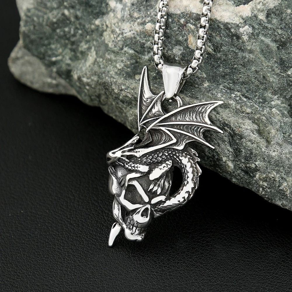 Other Flame Dragon Pendant Necklace Size ONE SIZE - 4 Thumbnail