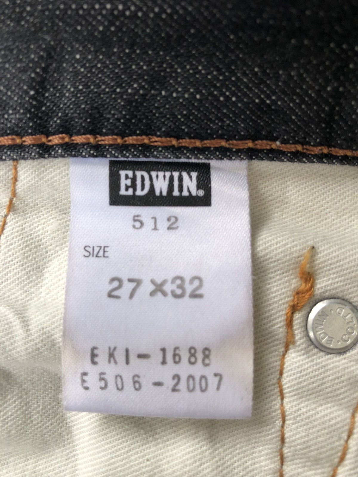 If Six Was Nine Japanese Edwin Flared Jeans Distressed Jeans 512 Size US 29 - 19 Thumbnail
