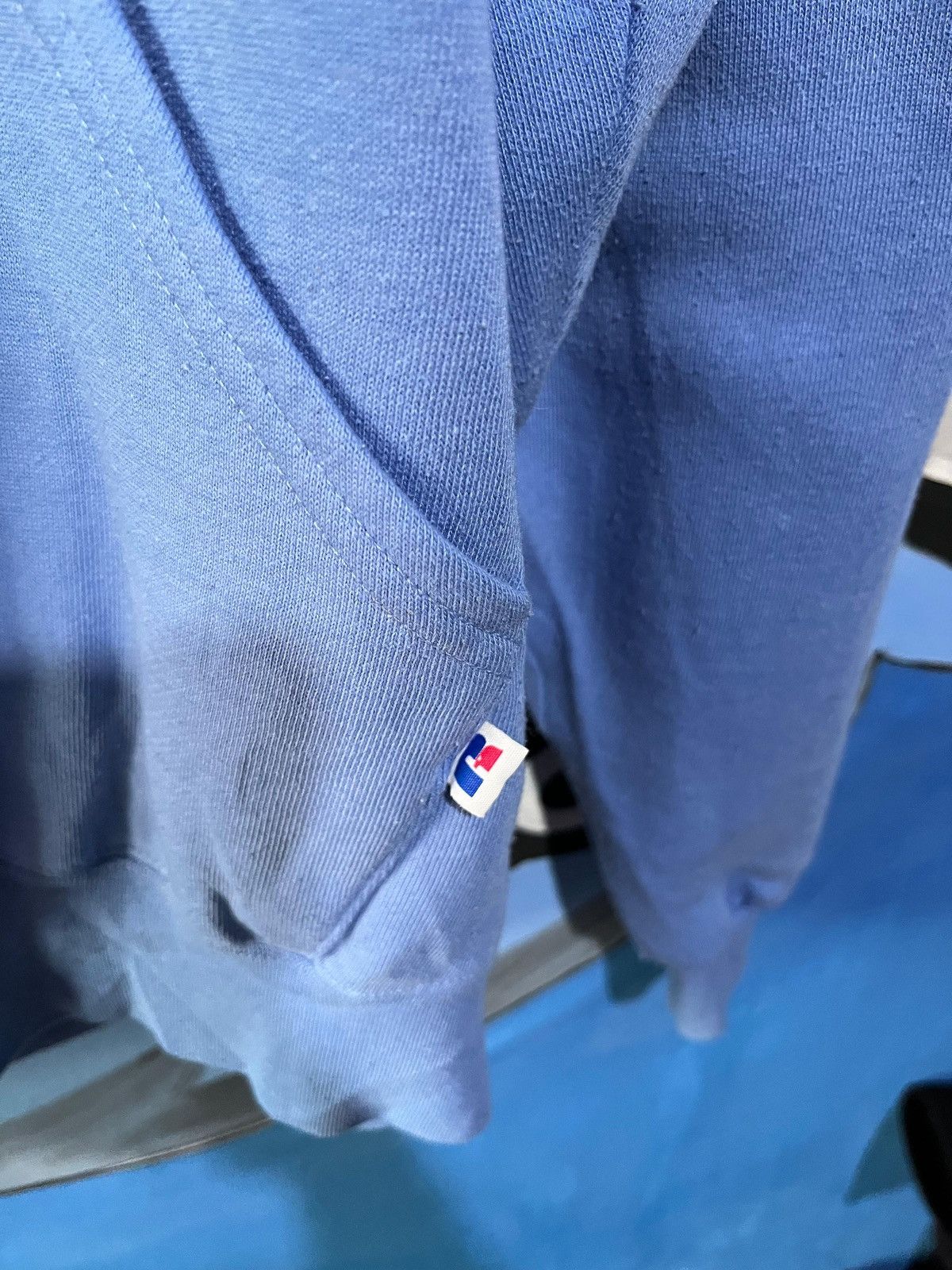 Russell Athletic × Vintage Russel hoodie baby blue kanye west Size US XXL / EU 58 / 5 - 3 Thumbnail