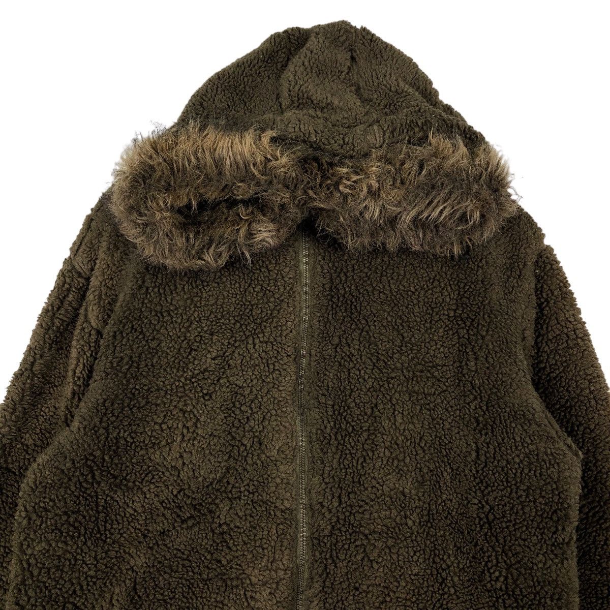 Avirex 🔥90’s United State of Avirex Fleece Jacket Mink Fur Hoodie Size US L / EU 52-54 / 3 - 2 Thumbnail