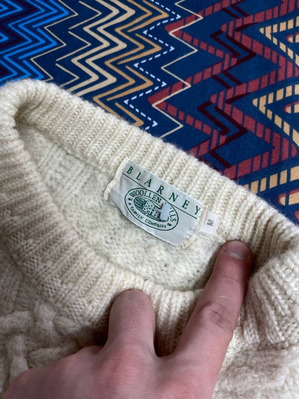 Other Vintage Blarney Woolen Mills Merino Wool Sweater Size M / US 6-8 / IT 42-44 - 2 Thumbnail