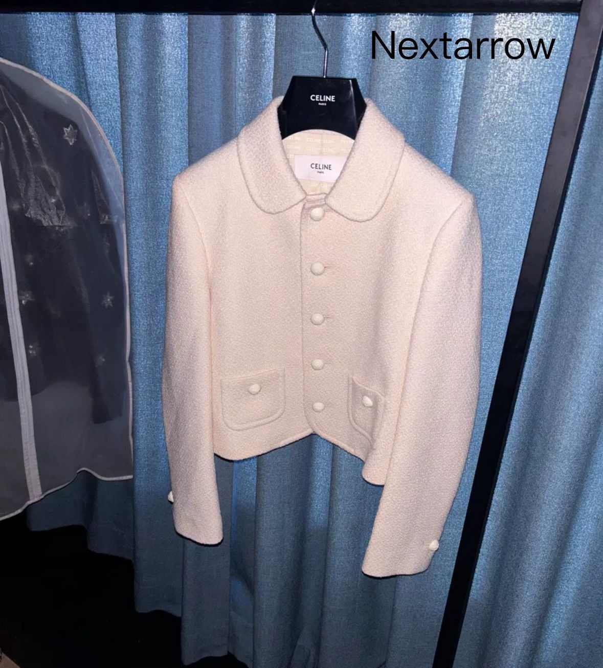 Celine Celine 24FW runway style white double pocket jacket Size US S / EU 44-46 / 1 - 1 Thumbnail