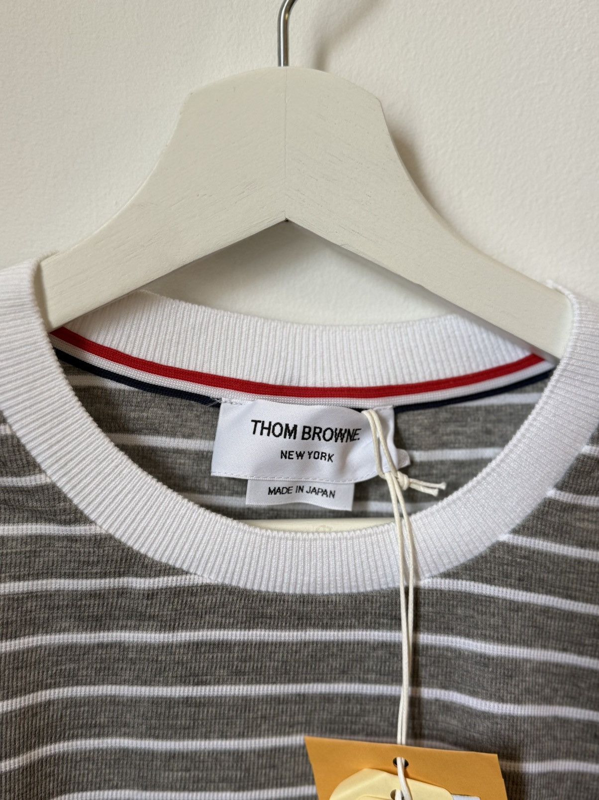 Thom Browne Thom Browne 4-Bar long sleeve t-shirt Size US L / EU 52-54 / 3 - 9 Thumbnail