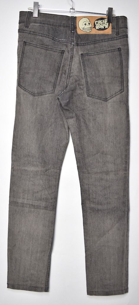 Japanese Brand black denim pants 23483 - 496 50 Size US 31 - 2 Thumbnail