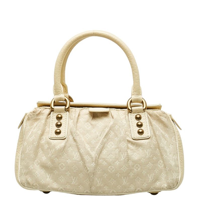 image of Louis Vuitton Monogram Mini Lin Trapeze Pm in Beige, Women's