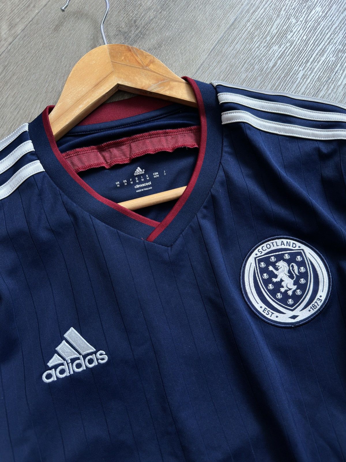 Adidas 🫧ADIDAS SCOTLAND 14-15ss Home Football Soccer Jersey M Size US M / EU 48-50 / 2 - 6 Thumbnail