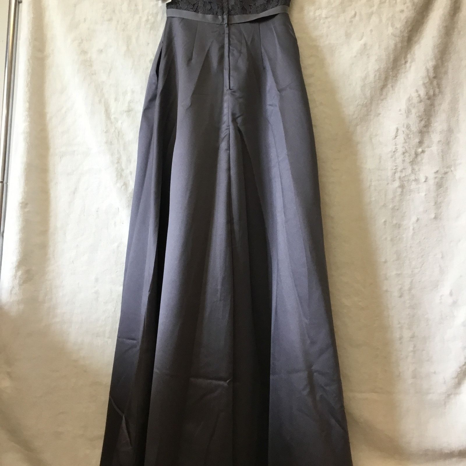 Other David's Bridal Black Strapless Lace Satin Gown Size XS / US 0-2 / IT 36-38 - 14 Thumbnail