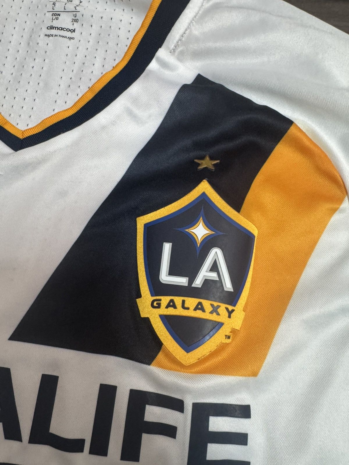 Adidas Adizero LA Los Angeles Galaxy #33 Villarreal Soccer Jersey Size US L / EU 52-54 / 3 - 2 Thumbnail