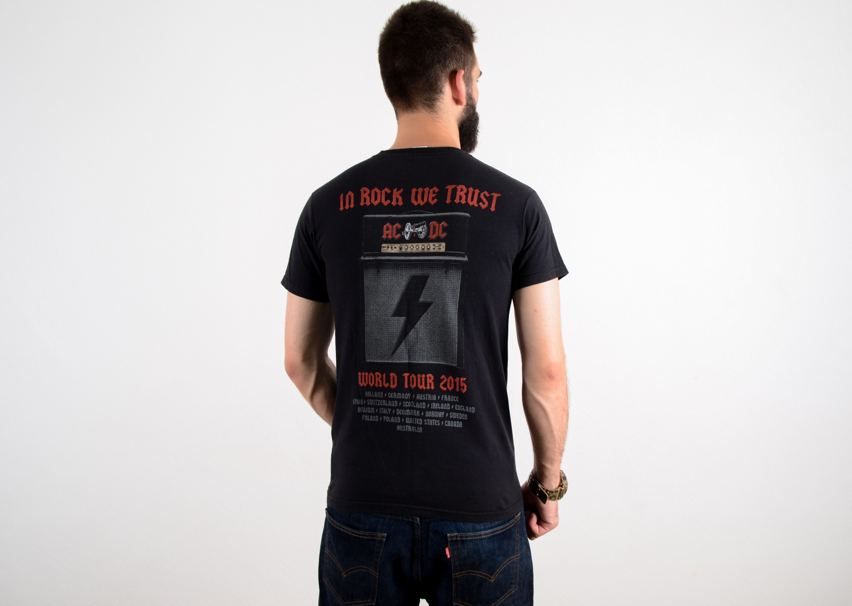 AC/DC ACDC 2015 Tour T shirt Band Rock Size US S / EU 44-46 / 1 - 1 Thumbnail
