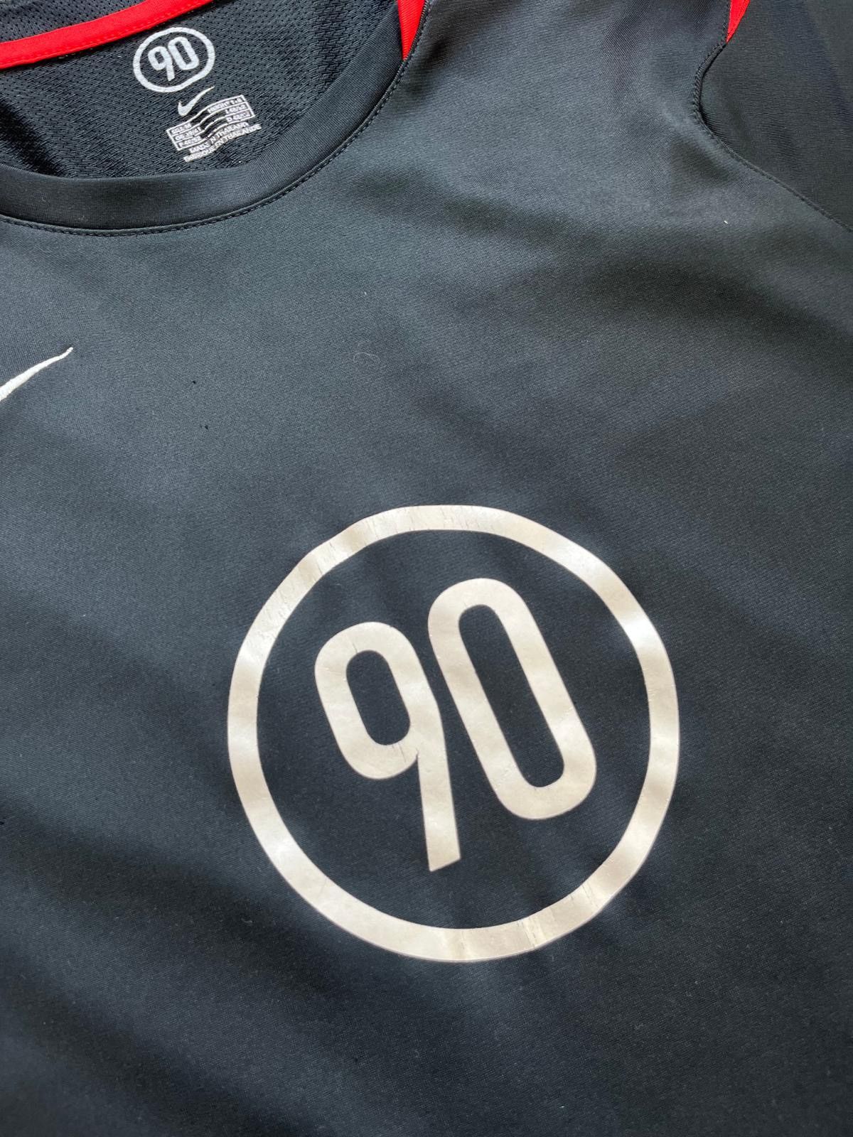 Nike × Vintage Vintage Nike Total 90s T-Shirt Central Swoosh Logo y2k Drill Size US M / EU 48-50 / 2 - 5 Thumbnail