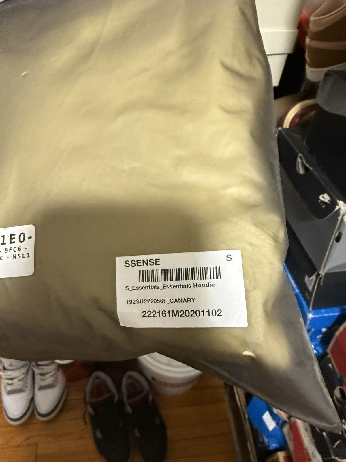 Essentials × Fear of God Essential fear of God, Canary hoodie Size US S / EU 44-46 / 1 - 7 Thumbnail