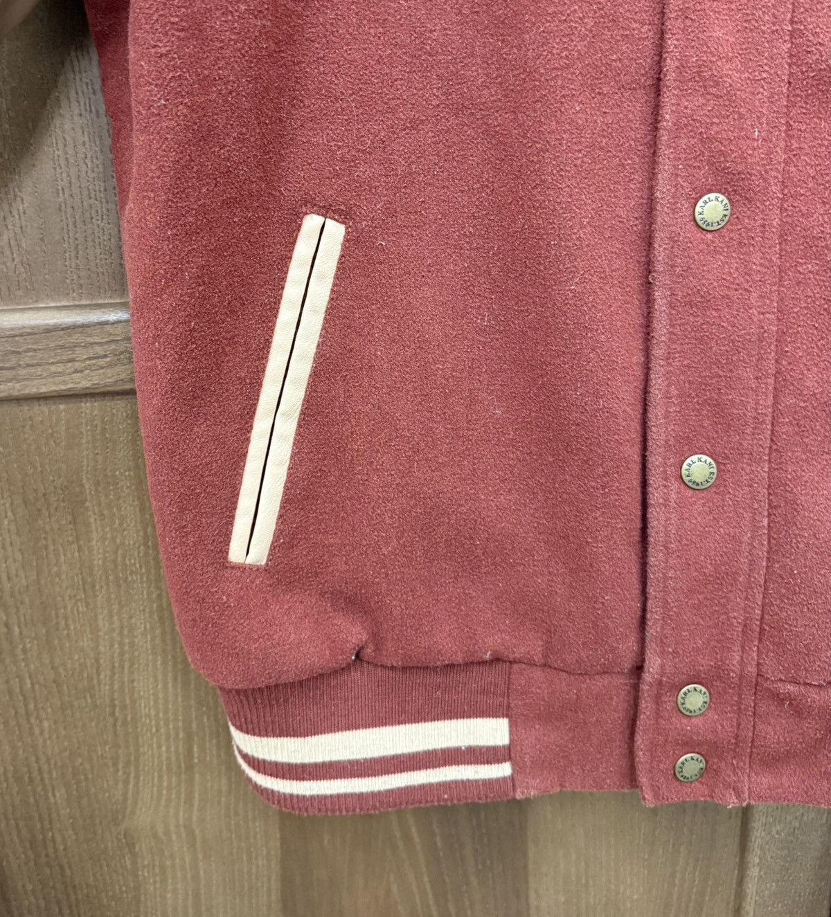 Karl Kani Karl Kani Cherry Bomber Wool Varsity Jacket Embroidered Logo Size US M / EU 48-50 / 2 - 4 Thumbnail