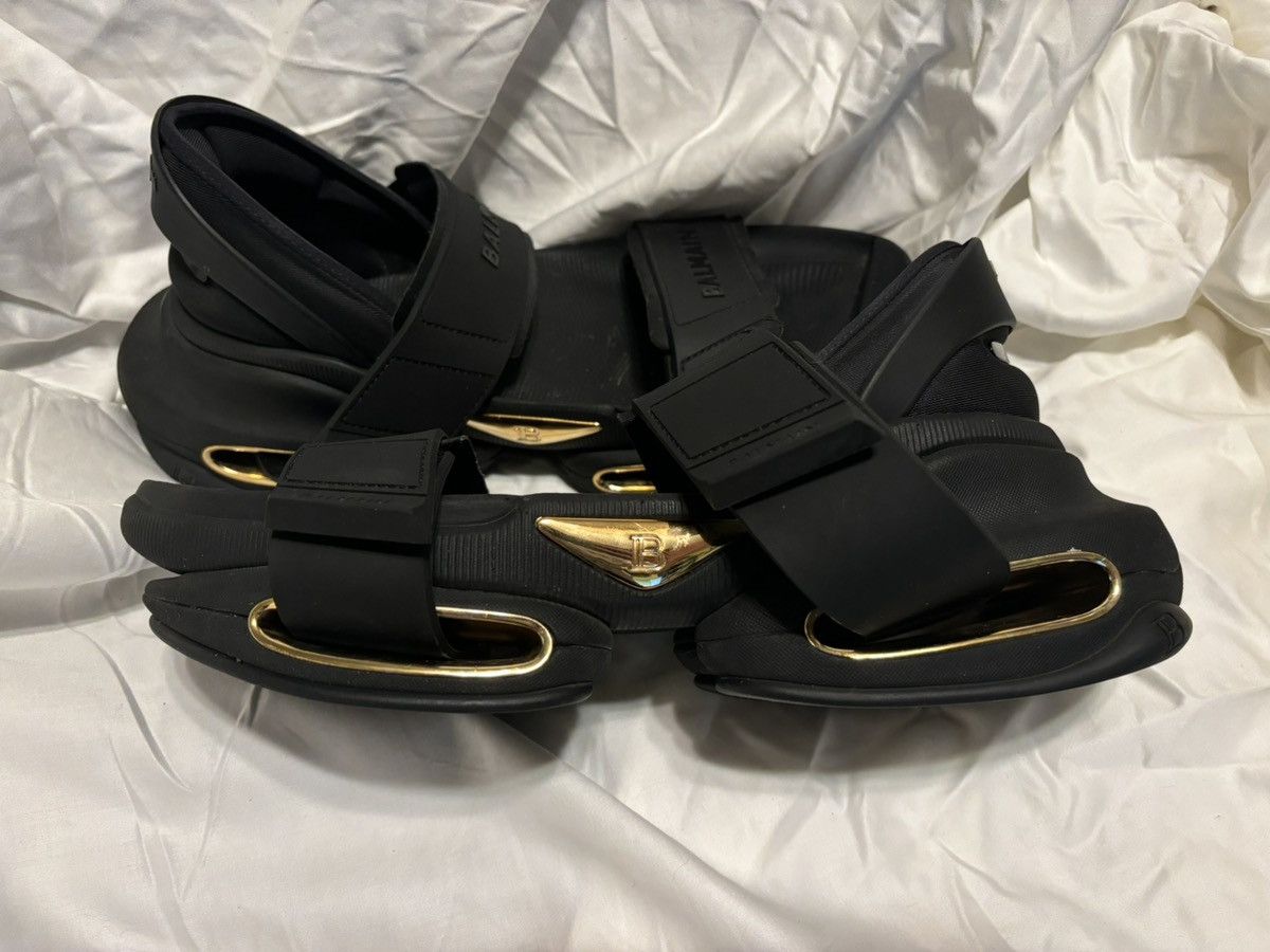 Balmain Used Balmain B-Bold open toe sandals unisex US 10 Size US 10 / IT 40 - 2 Thumbnail