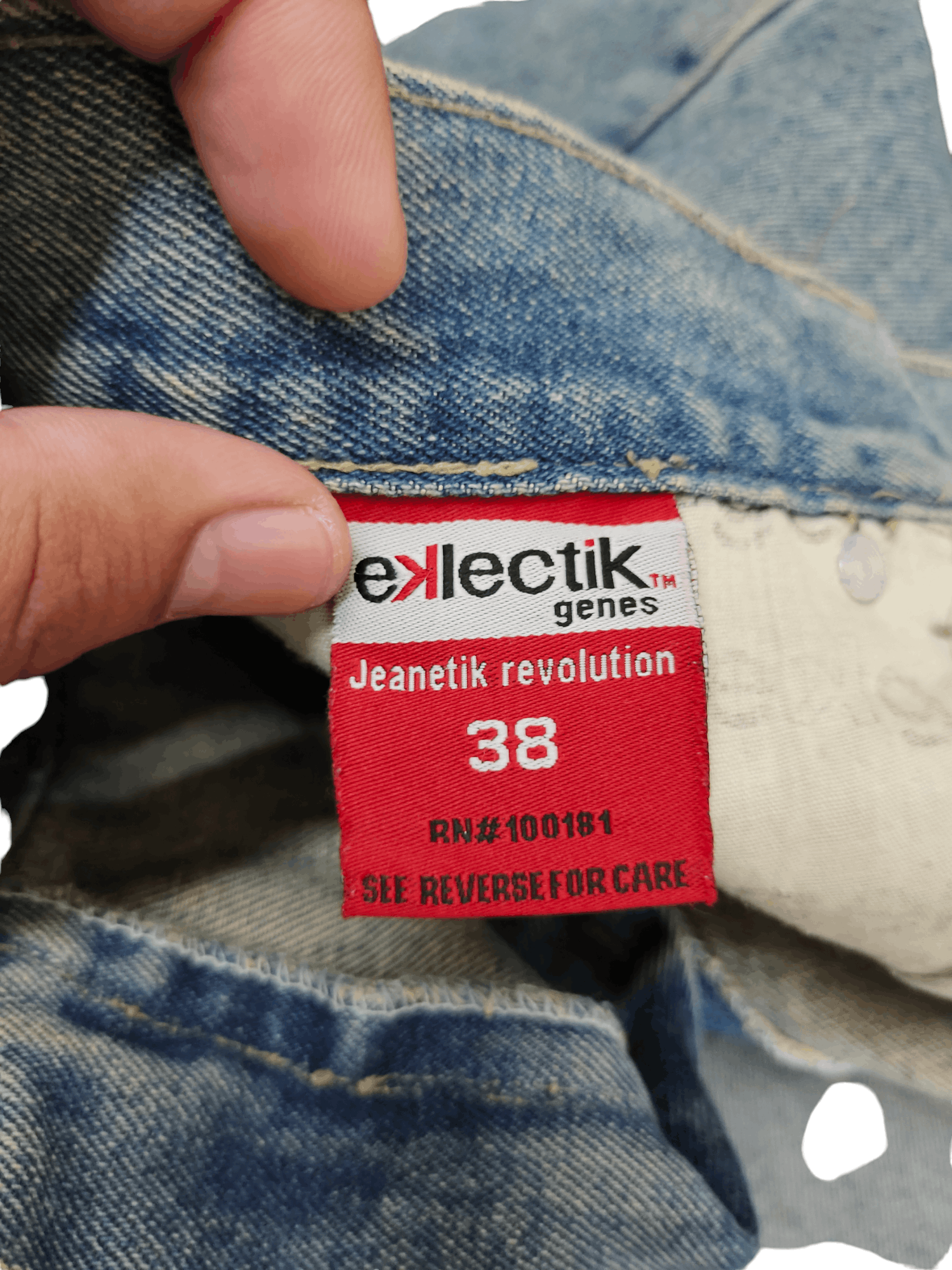 Ecko Unltd. Baggy Jeans Eklectik Genes Sand Wash Wide Leg Jeans Y2k Jnco Size US 38 / EU 54 - 17 Thumbnail