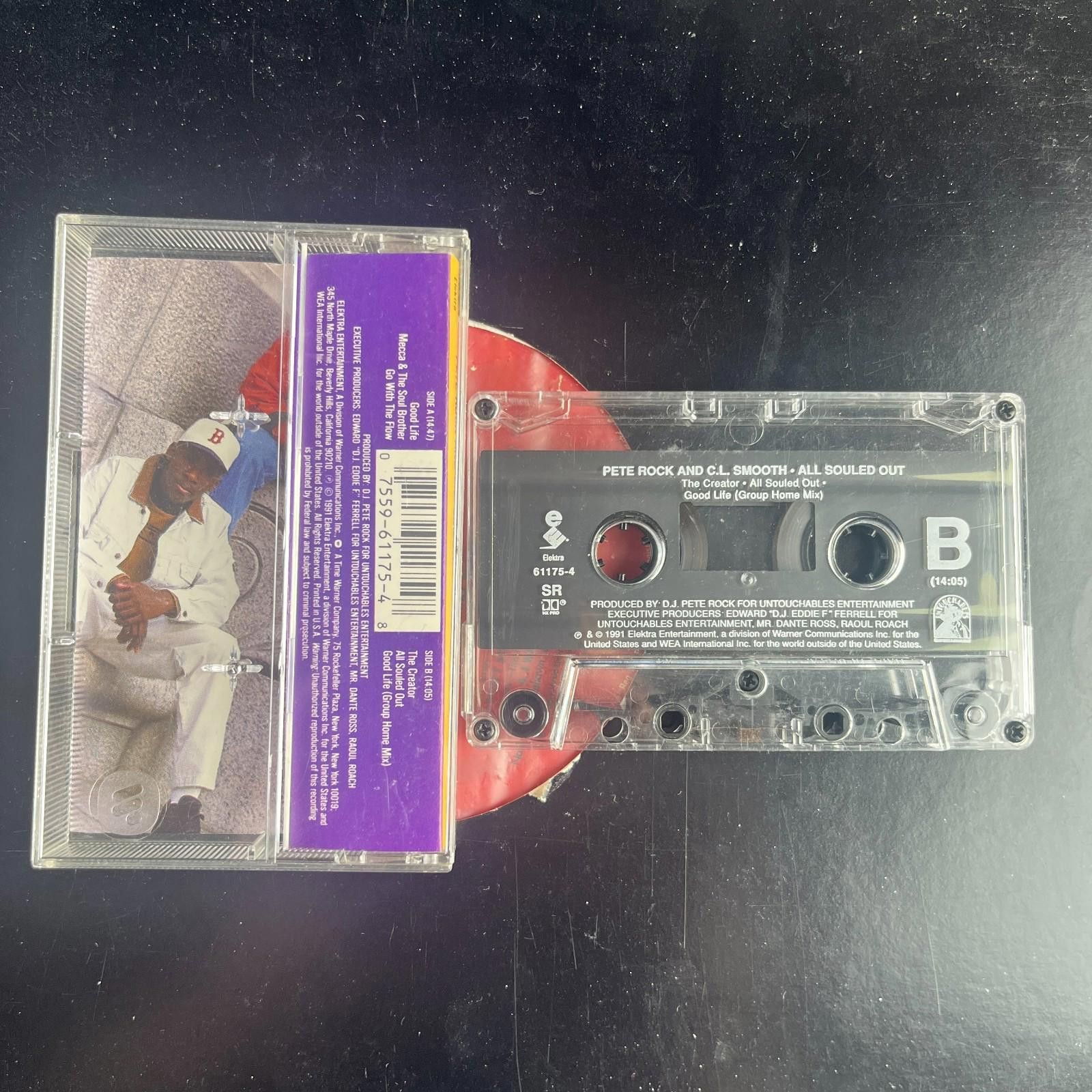 Other Pete Rock & CL Smooth All Souled Out Cassette 1991 Rare EP Size ONE SIZE - 2 Thumbnail