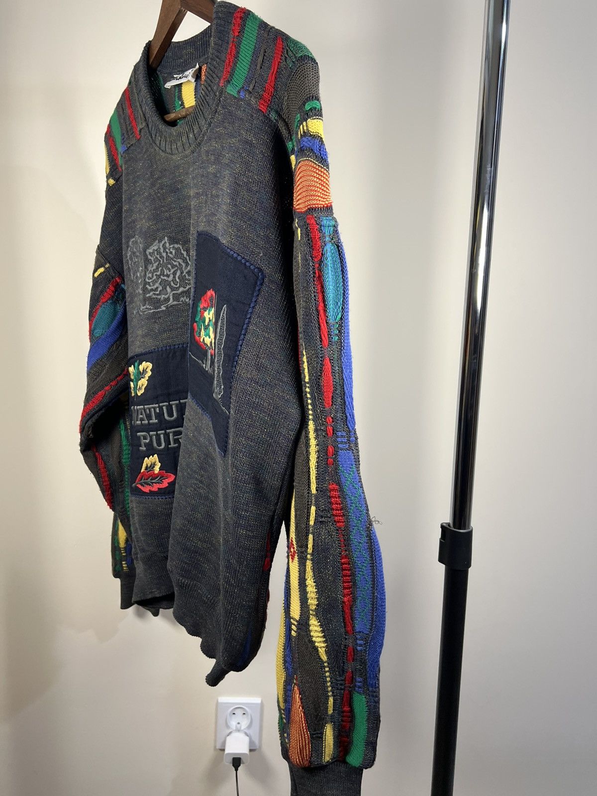 Carlo Colucci Carlo Colucci Vintage 90s 3D Knit Sweater Coogi Style Size US L / EU 52-54 / 3 - 4 Thumbnail
