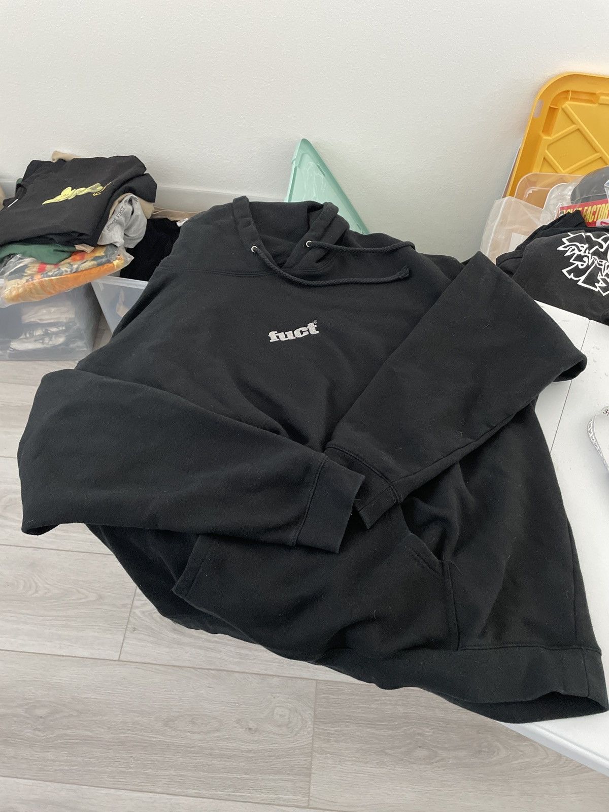 FUCT Fuct Embroidered Reflective Hoodie Black Size US XXL / EU 58 / 5 - 1 Thumbnail