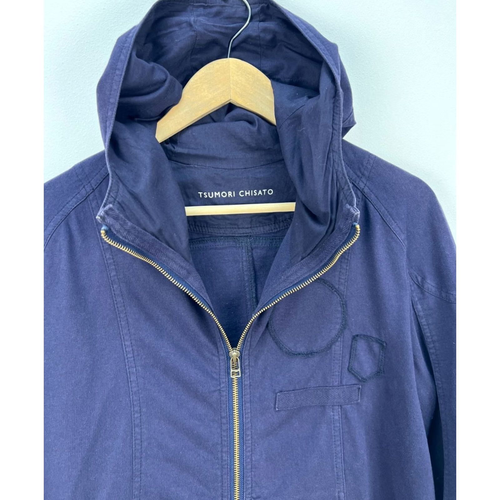 Tsumori Chisato Tsumori Chisato Hoodie Jacket Navy Zip Vintage Men's M 外 Size US M / EU 48-50 / 2 - 3 Thumbnail