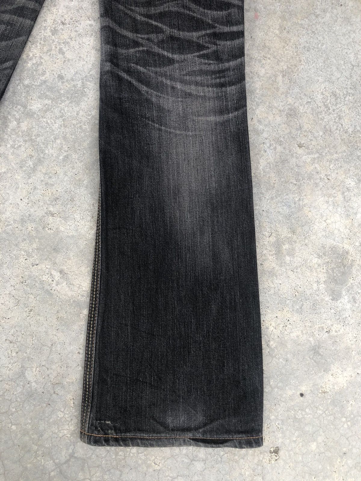 If Six Was Nine Japanese Edwin XV Flared Jeans Distressed Navajo Style Size US 28 / EU 44 - 12 Thumbnail