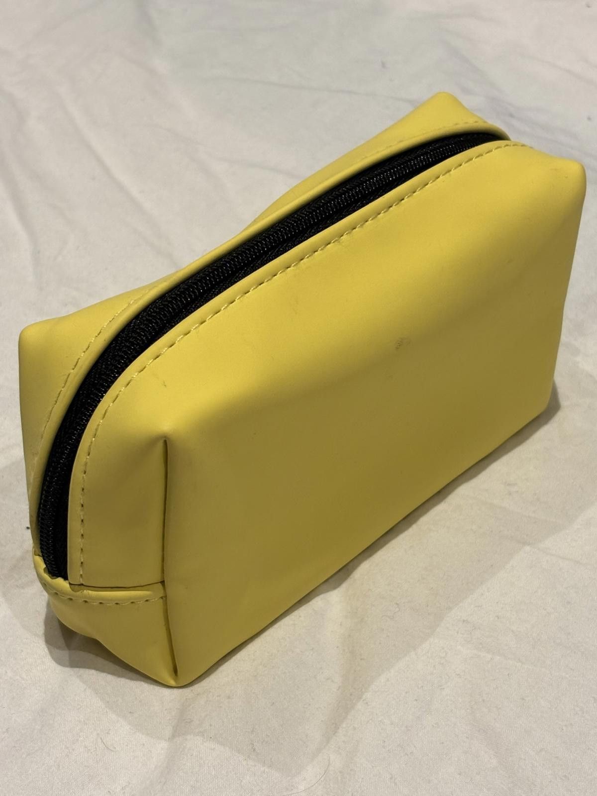 Dior Dior - Yellow Small Cosmetic Pouch with Black Zipper Size ONE SIZE - 3 Thumbnail