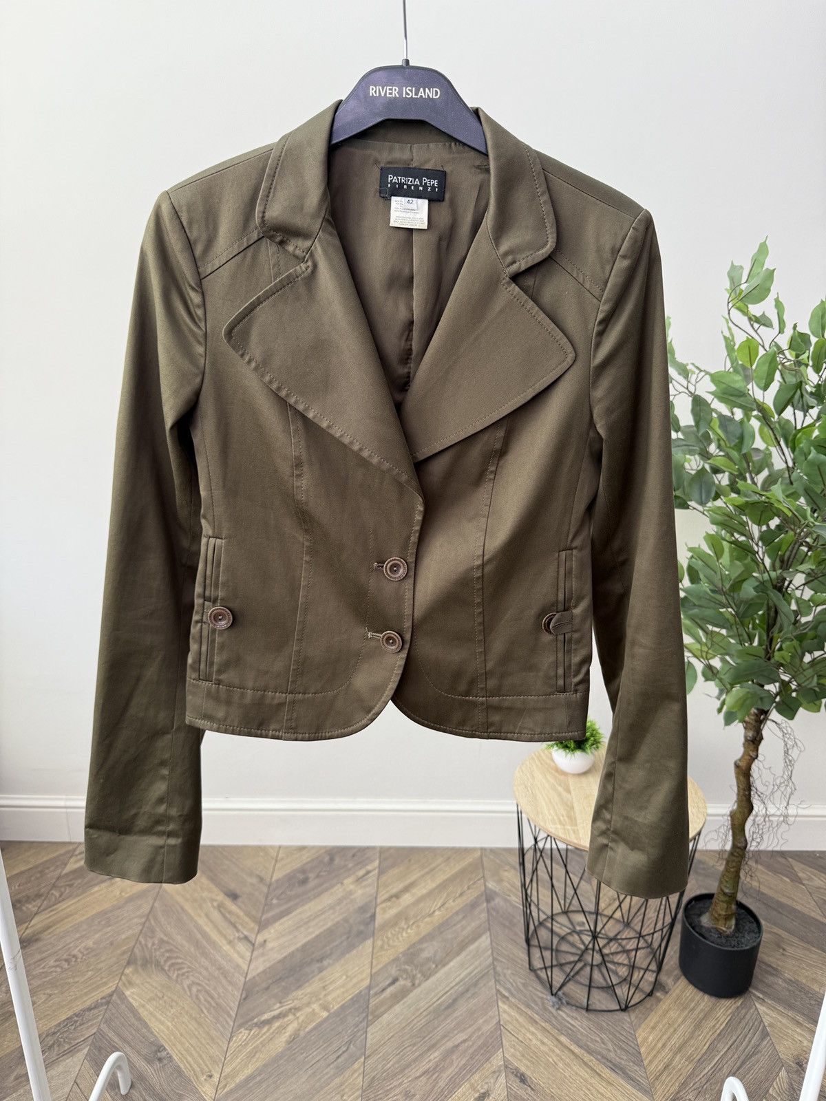 Patrizia Pepe Vintage Patrizia Pepe Firenze Blazer Jacket Women Cropped Size M / US 6-8 / IT 42-44 - 1 Thumbnail