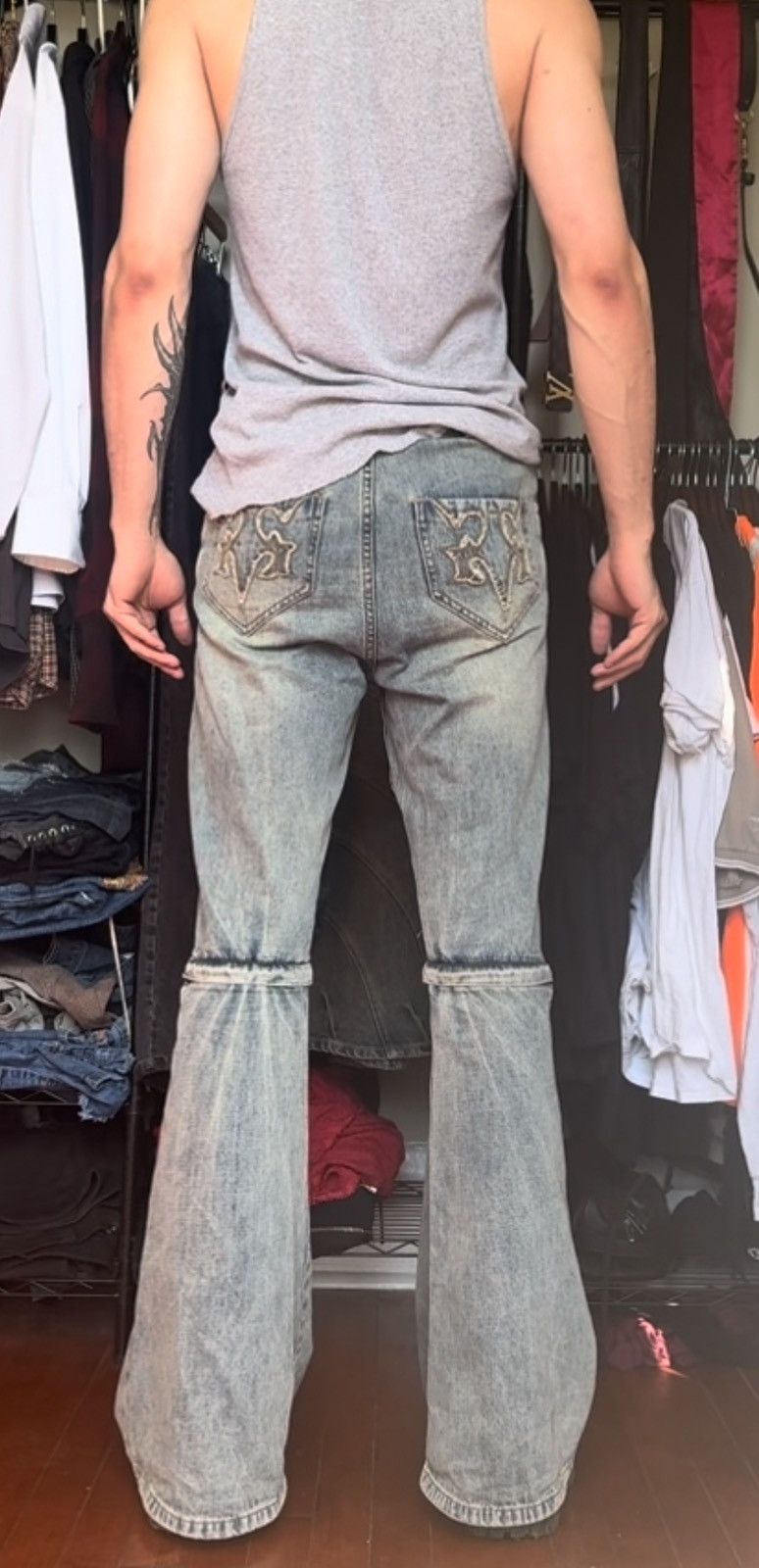 Cleioner Le Cleur Convertible Flared Pants Size US 31 - 6 Thumbnail
